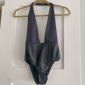 Urban Outfitters Bodysuit (grey sparkly)